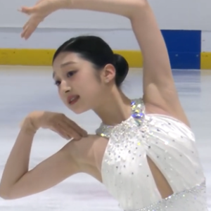 シン・ジア　JGPバンコク2024　フリー演技　(解説：英語 )