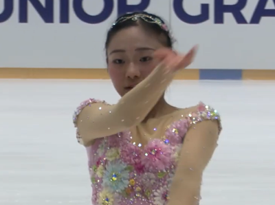 ルーカス・ヴァクラヴィーク　JGPソリダリティ杯2024　ショート演技　(解説：英語 )